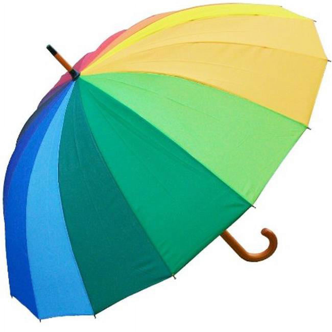 Auto-Open Rainbow Stick Umbrella - image 1 of 1