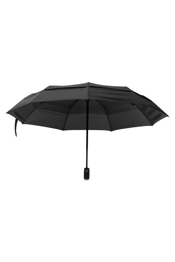 Auto Open Windproof Umbrella - 42" Compact Travel Size, Durable for Heavy Rain & Sun