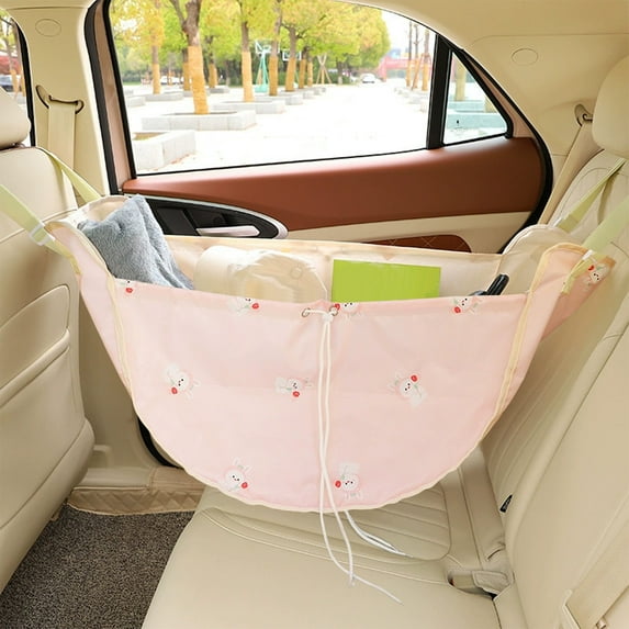 Auto Organizer Car Storage Bag Car Storage Bag Multifunctional Vehicle Organizer Auto Seat Holder Front Rear Compartment Portable Storage Pouch with Handle for Travel Organization and Accessories
