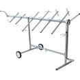 thumbnail image 1 of Auto Paint Stand Panel Hood Hanger Spray Rack Paint Rack, 90º Rotating Paint Rack Auto Paint Stand Panel Hood Hanger for Car Bumpers, 1 of 9
