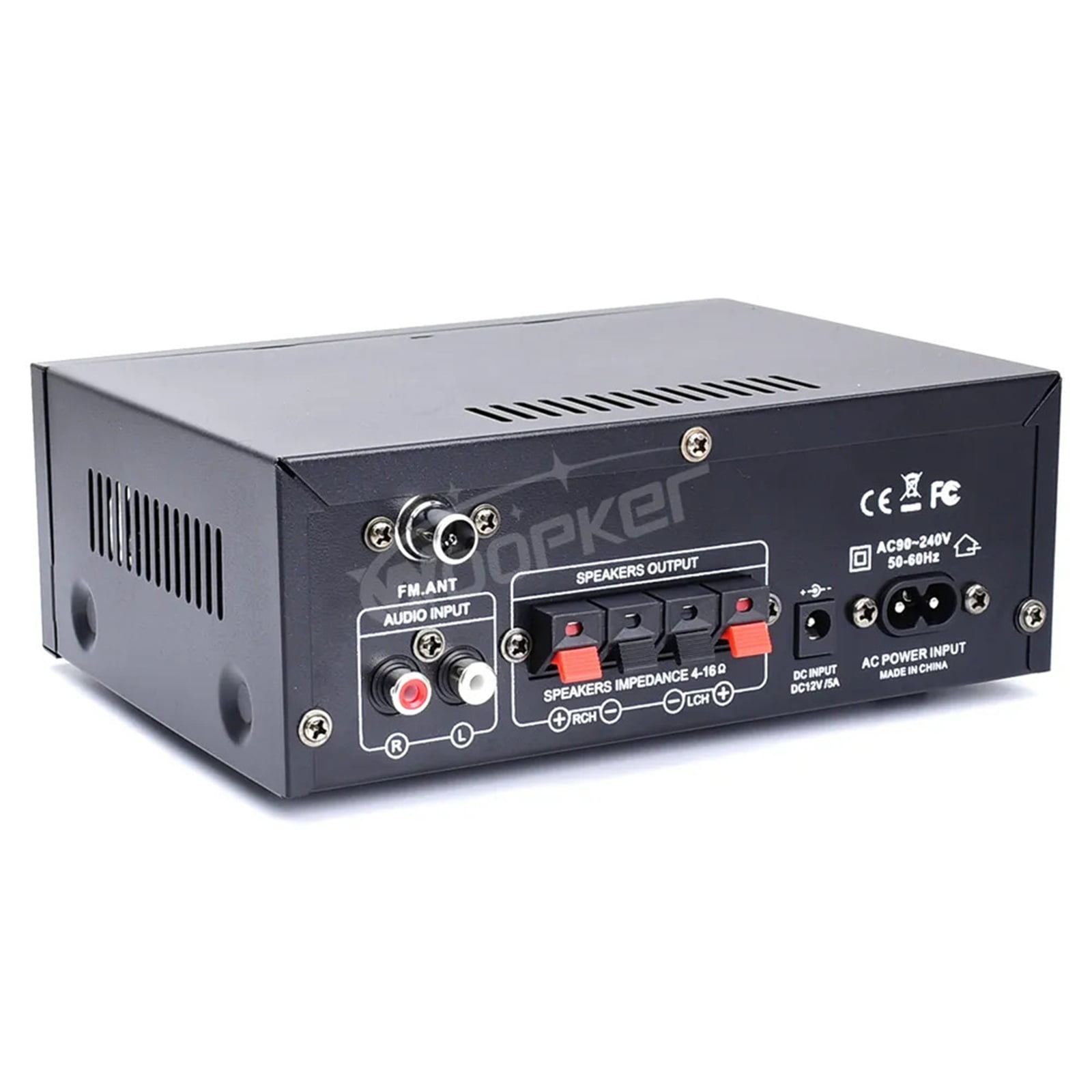 Auto-Partner Car HiFi Digital Amplifier Max Power 90Wx2 Channel 2.0 Surround Sound AMP Speaker AK45 ,Bass Treble Control