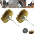 Auto Parts A Dhesive Removal Wire Brush Brass Wire Wheel Brush Kit For