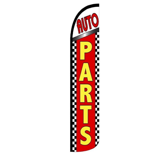 Auto Parts Standard Windless Flag (Hardware Not Include) Advertisement /Business Flags | Feather Flag |
