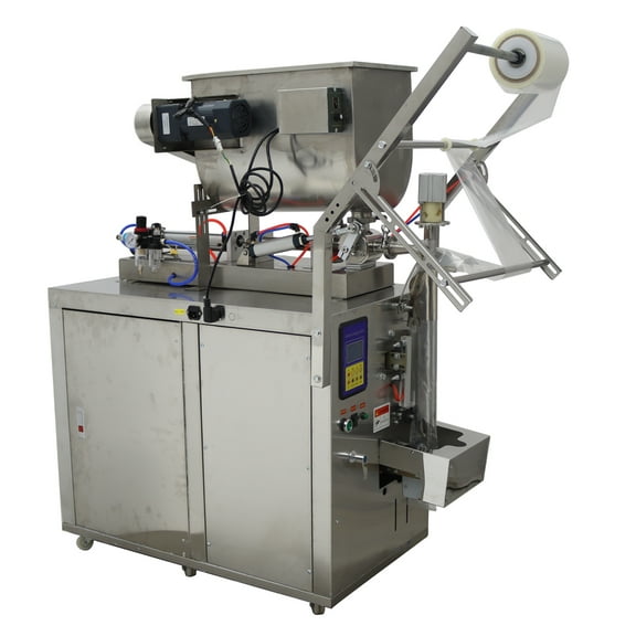 Auto Paste Liquid Filling Machine 10-100ml Quantitative Paste Filler with Horizontal Hopper 6.3 Film Width
