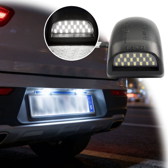 Auto Plate Light for Enhanced Night Visibility and License Plate for Safer Driving Durable LED Bulb Easy Plug and Play Installation (1pc)