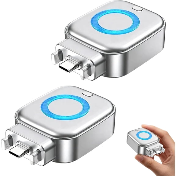 Auto Power-Off Fast Charging Adapter, Plug and Play, High-Speed 140W Charging Protector, Smart Auto Stop Charging Adapter for Phones, Tablets Laptops (2 Pcs)