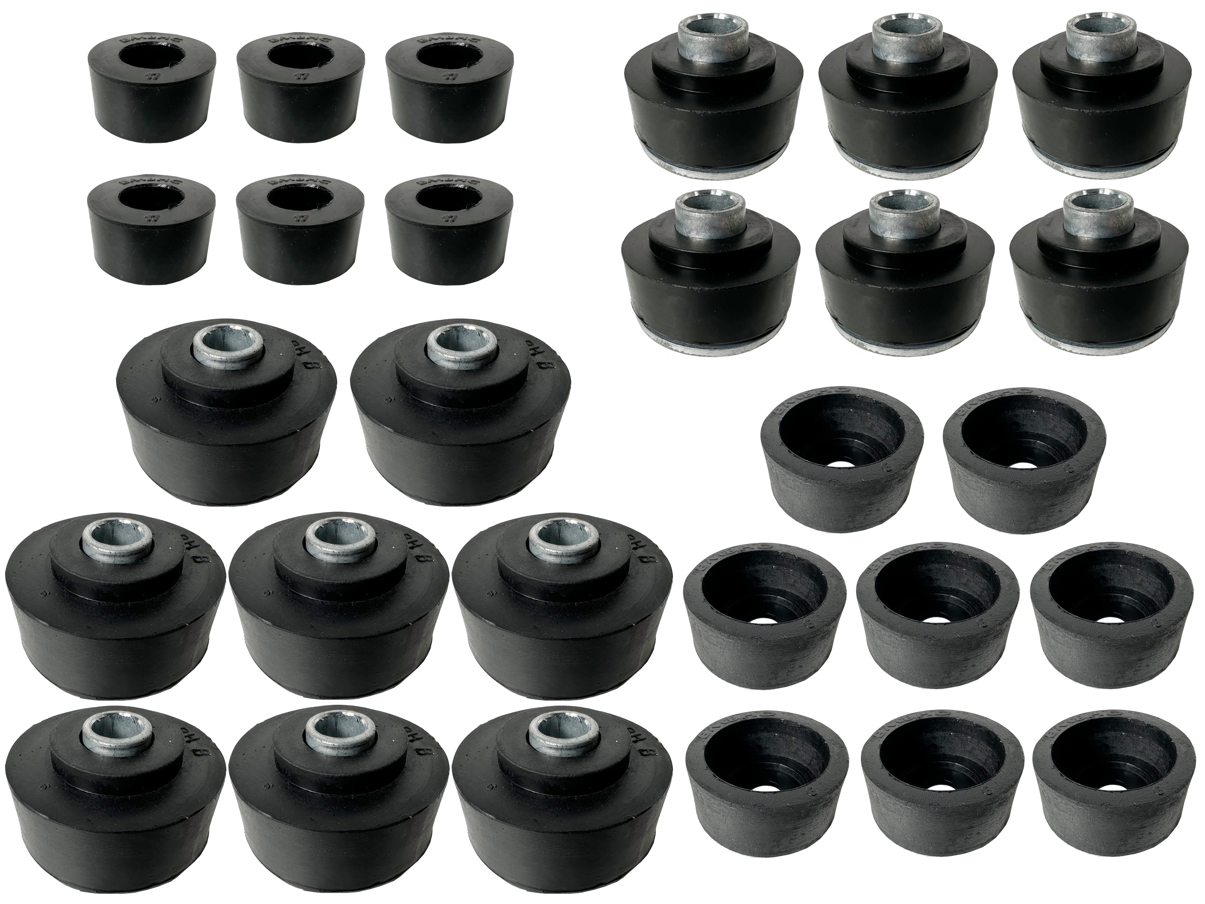 Auto Pro USA Body Mount OE Style Rubber Bushing Compatible with Impala Convertible 1965-1966 BM1004