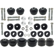 Auto Pro USA Body Mount OE Style Rubber Bushing and Hardware Kit Compatible with 1969-1970 Impala BM1007KIT