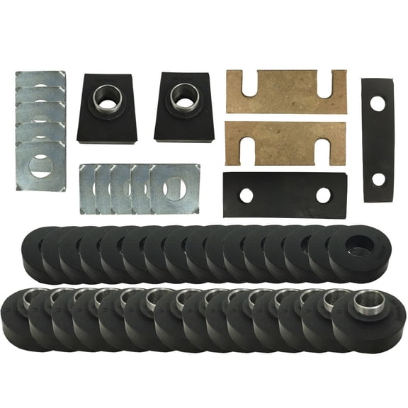 Auto Pro USA Body Mount OE Style Rubber Bushings Compatible with Bel Air, Tri-Five Hardtop 1955-1957 BM1025