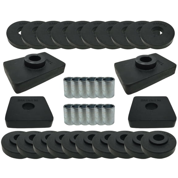 Auto Pro USA Body Mount OE Style Rubber Bushings Compatible with Impala Sedan Hardtop 1958 BM1010