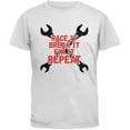 thumbnail image 1 of Auto Racing Race It Break It Fix It Repeat White Adult T-Shirt - X-Large, 1 of 1