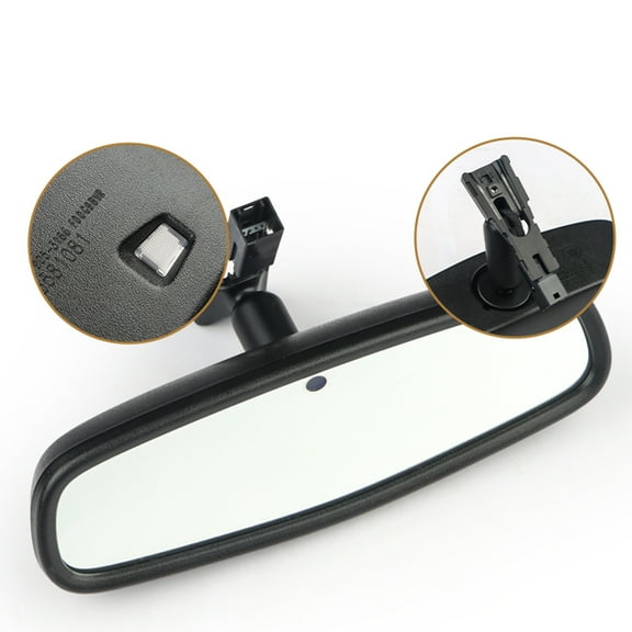 Auto Rear View Mirror, Universal Car Interior Mirror Rearview Mirror Kit Compatible With For Honda Envision For Envision Avenir For Verano For Regal For Larcosse For Encore-Summer 2009-2022-With light