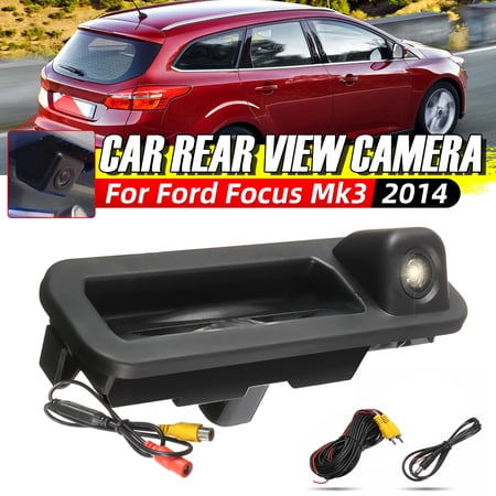 Auto Rear View Reverse Parking Camera Night Vision 170° Wide Angle Waterproof for Ford Focus 3 Mk3 2014