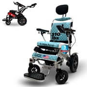 Auto Reclining Electric Wheelchair, 350 lbs Weight Capacity, 19 Miles Battery Range, Electric Wheelchairs for Adults, US Based Support, Remote Controlled Lightweight Wheel Chair, IQ-9000 by Majestic