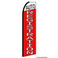 thumbnail image 1 of Auto Registration Swooper flag Without Pole Advertisement /Business Flags | Feather Flag |, 1 of 5