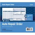 thumbnail image 1 of Auto Repair Order Forms, 8.5 X 7.44 Inch, 3-Part, Carbonless, 50-Pack, White and, 1 of 1