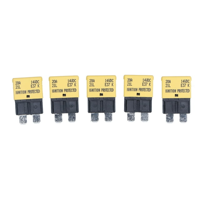 Auto Reset Mini Circuit Breaker Portable Automatic Reset Fuse Breaker for Boat Marine RV Yacht