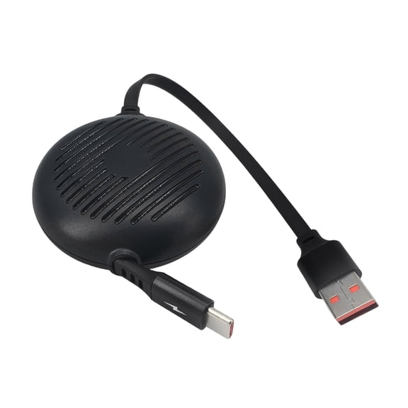 Auto-Retract USB C to USB A Cable 60W PD Fast Charging & 480Mbps Sync for Phones, Tablets, Gaming Gear