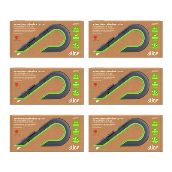 Auto-Retractable Box Cutter, Heavy Duty Utility Knife, Safe Ceramic ...