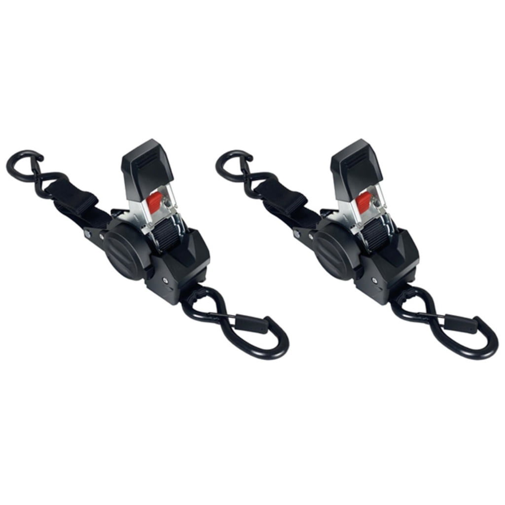 Auto Retracting Tie Down Strap 10FT Length 1653lb Capacity Soft Clip ...