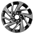 thumbnail image 1 of Auto Rim Shop 16" Wheel Rim 5x114.3 16x7" 5-Lug, Machined Charcoal Finish for 2016-2020 Honda Civic, 1 of 1