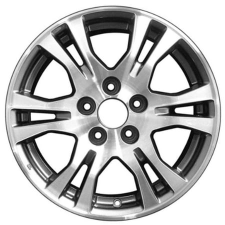 Auto Rim Shop Aluminum 17" Rim 5 Lug 120mm for Honda Odyssey 2005-2013, Machined Charcoal
