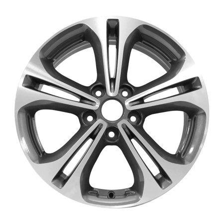 Auto Rim Shop New 17" Replacement Rim for Kia Forte Wheel Machined with Charcoal