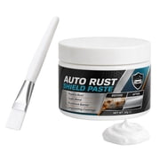 Auto Rust Shield Paste with Brush, Car Metal Rust Remover Coating Paste, Rust Converter Protectant for Underbody Wheel Hubs Chassis Metal Parts