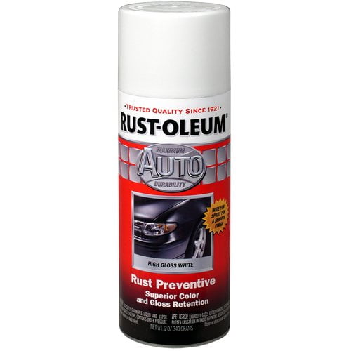 Auto Rust Spray Paint 12 Oz- Gl White