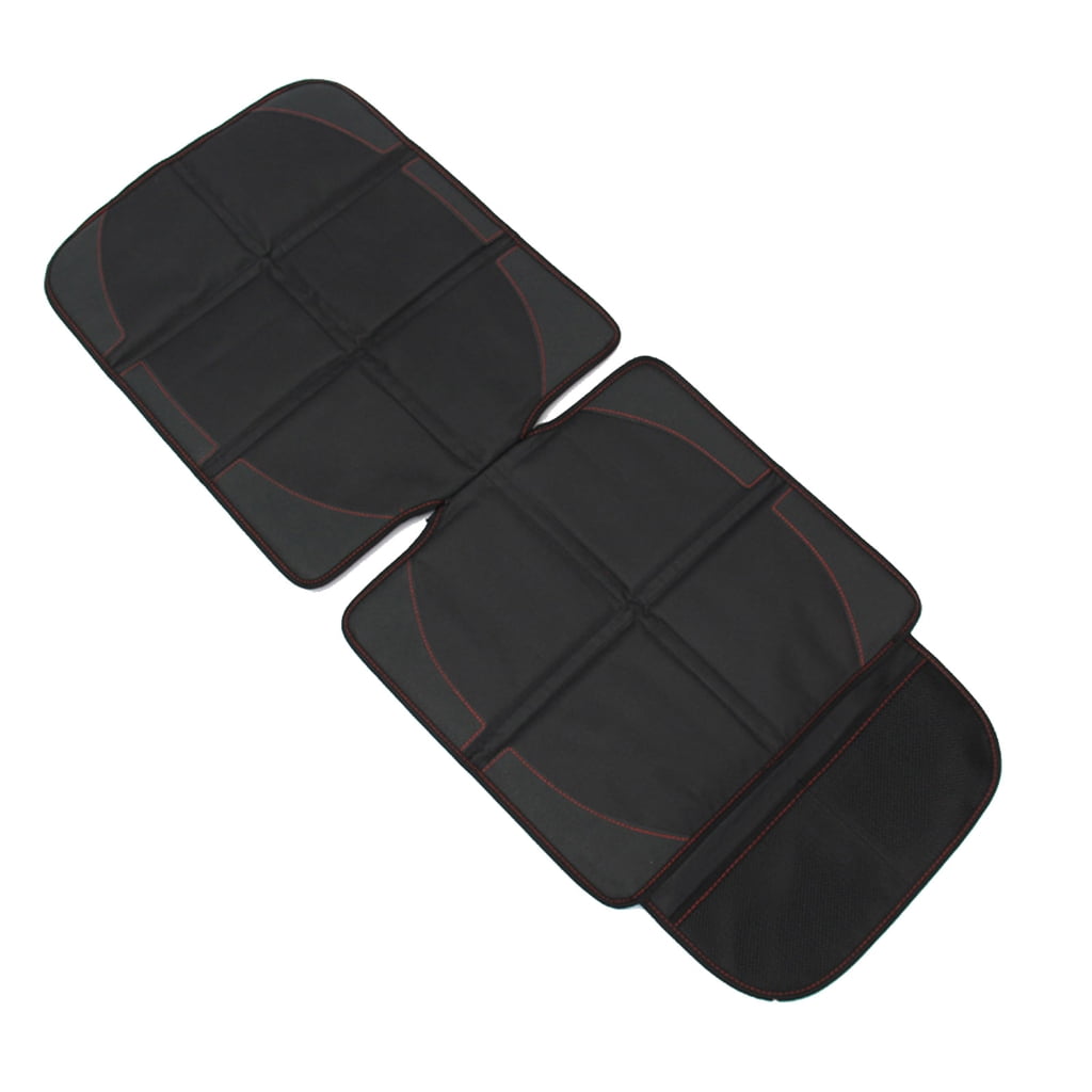 Car Seat Protector Waterproof Non Slip Thickened Padding Automotive Seat Cover Mat with Mesh Pockets for Child Baby Pets