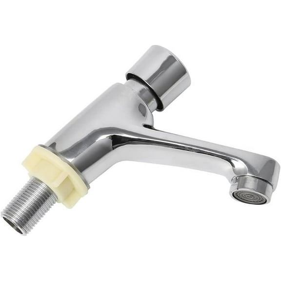 Auto Self Closing Water Saving Tap Bathroom Basin Cold Faucet Delay Push Button Water Faucet Valve