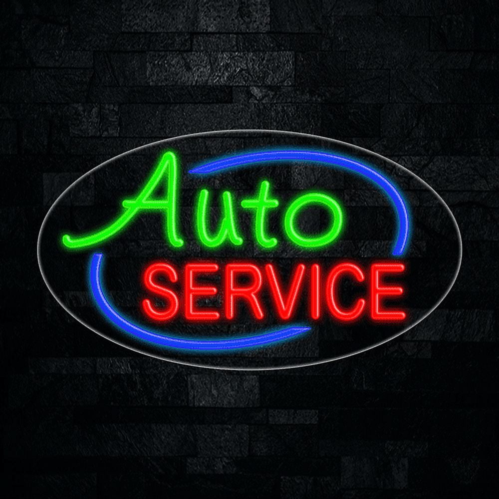 Auto Service LED Neon Sign 28