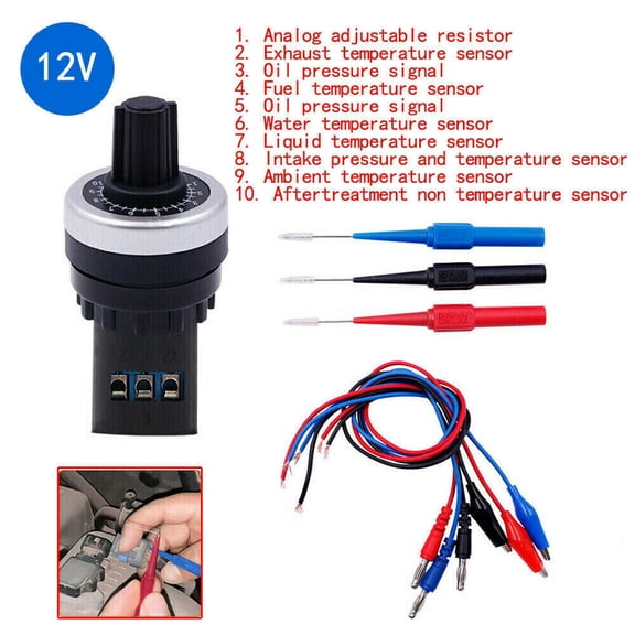 Auto Signal Simulator Repair Tester Analog Adjustable Resistor Sensor Diagnose