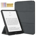 thumbnail image 1 of Auto Sleep / Wake PU Leather Folio Flip Case Cover, for Kindle Paperwhite 12th Gen 2024 / Paperwhite Signature Edition 12th Gen 2024 / Colorsoft Signature Edition 1st Gen 2024, Gray, 1 of 7