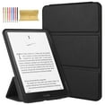 thumbnail image 1 of Auto Sleep / Wake PU Leather Folio Flip Case Cover, for Kindle Paperwhite 12th Gen 2024 / Paperwhite Signature Edition 12th Gen 2024 / Colorsoft Signature Edition 1st Gen 2024, Black, 1 of 7