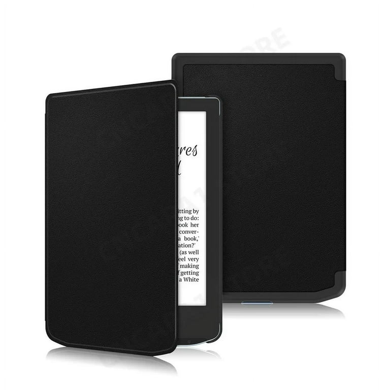 Auto Sleep Wake up For PocketBook Verse Pro Color 2024 Smart Case 6 eBook Slim Flip Cover with Hard Back Shell Black Verse Pro Color Walmart