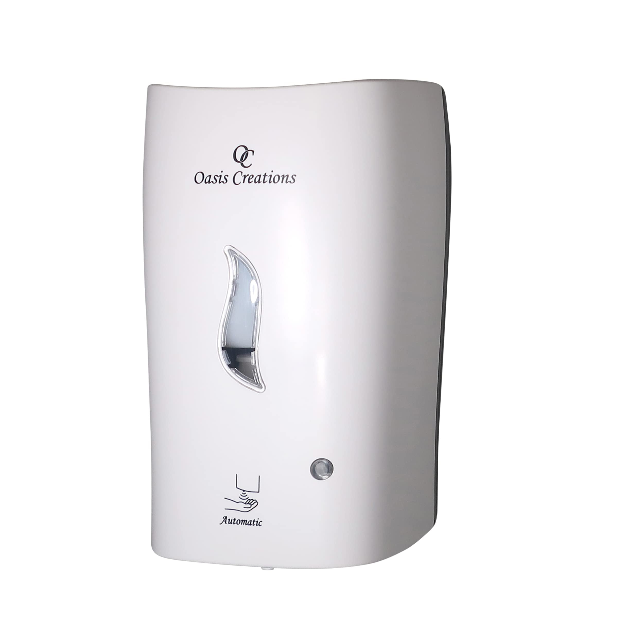Auto Soap Dispenser with Drip Tray- White - Touch Free - Electronic - Automatic Sensor Soap Dispenser – Liquid or Spray - Wall Mount - Commercial or Residential - 1000 mL/33 oz