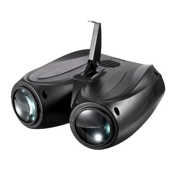 Auto/Sound Actived 128 Pattern LED Light Double Head Airship Flash Stage Effect Lighting DJ Disco Home Party Lights ,Easy to Carry