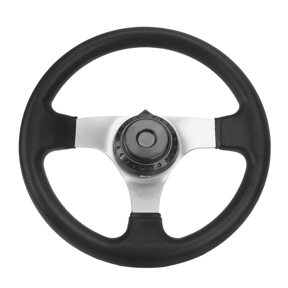 Auto Specialty Parts ATV Steering Wheel, 11.8in Steering Wheel with Cap for ATV UTV for Bike Parts