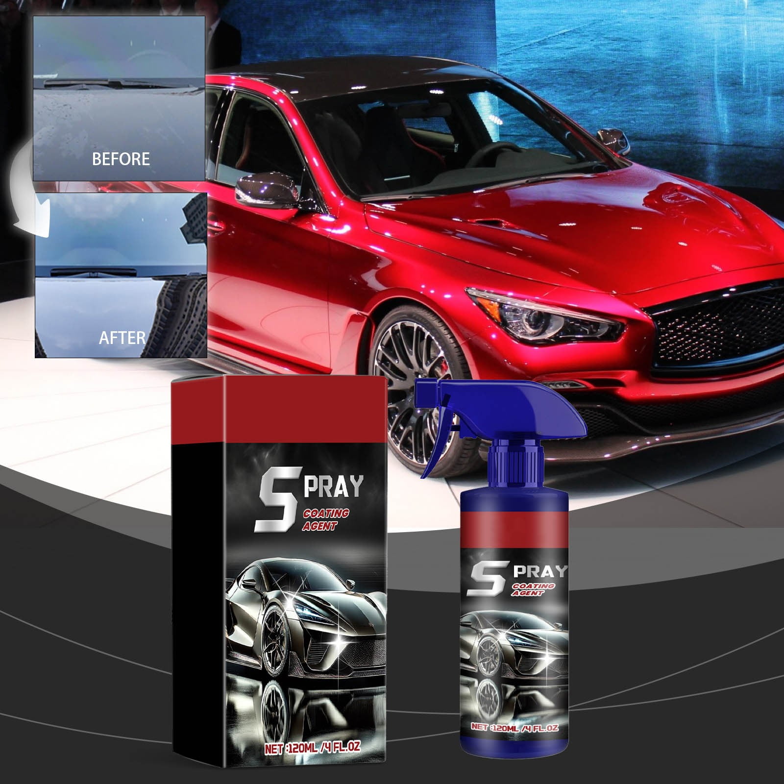 Auto Spray 120ml Coating Coating Agent Liquid Car Paint Spray Grout