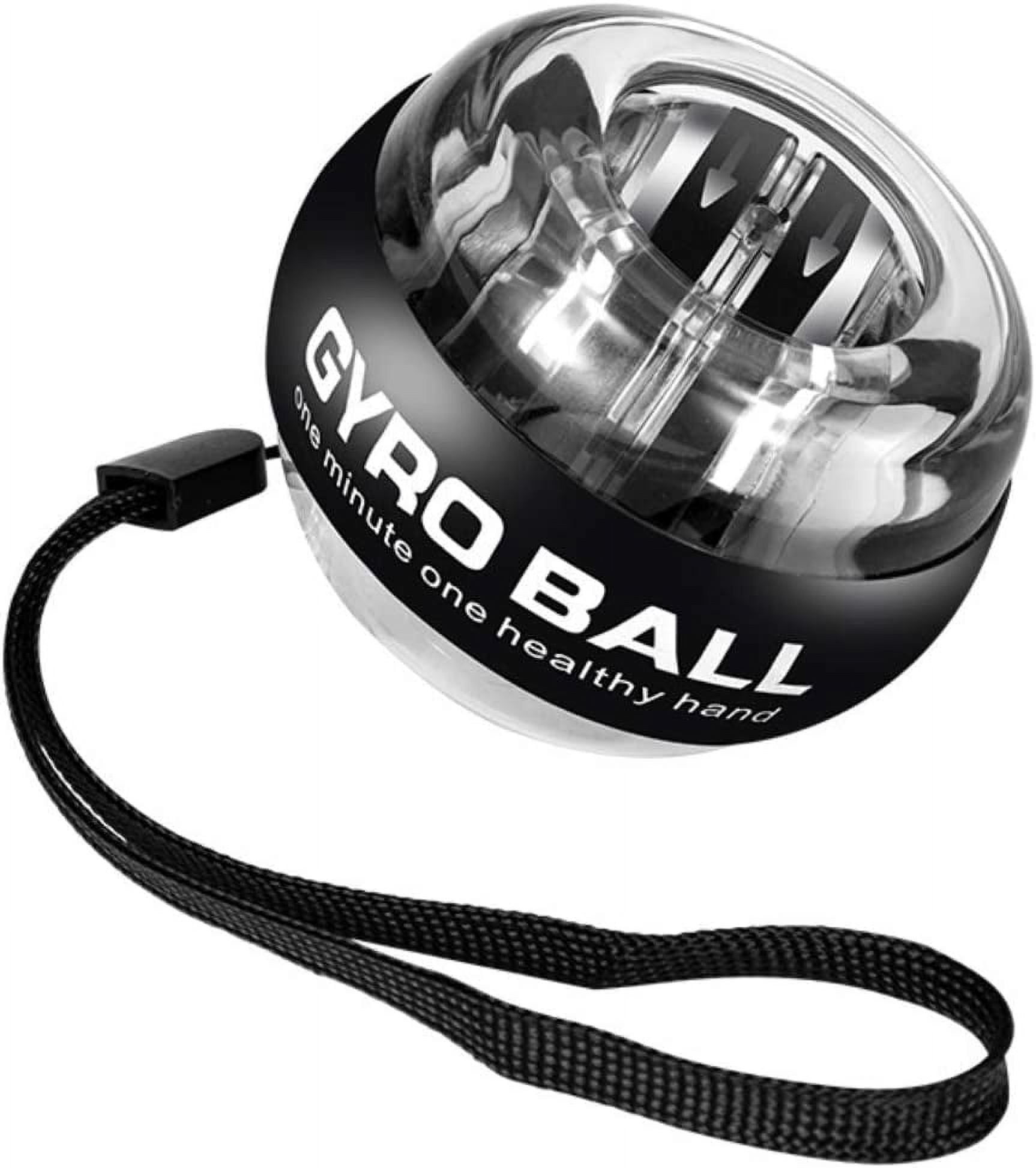 Auto-Start LED Power Gyro Force Wrist Hand Ball Arm Exerciser Relieve  Pressure (without Light) 