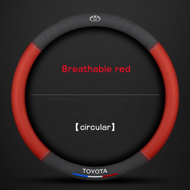 Auto Steering Wheel Cover For toyota avensis t25 wish prado 120 150