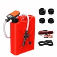 thumbnail image 1 of 3.8GPM Auto-Stop Electric Fuel Transfer Pump, 51" Long Hose, 4 Size Adapters, Leak Proof Portable Gas Can Pump for Gasoline Diesel Kerosene Oil(Bare Tool), 1 of 10