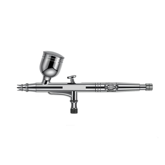 Auto-Stop Function Airbrush Compressor 7cc 0.3mm Dual-Action Airbrush Spray Gun For Model Cake Painting Nail Art ,User-Friendly Design