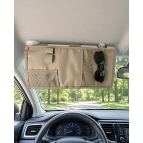 Car Sun Visor Storage Attachment, Khaki