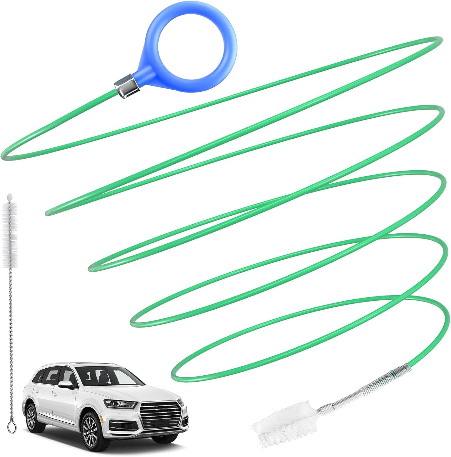 Auto Sunroof Drain Cleaning Tool, 78 Inch Flexible Tube Cleaning Brush ...