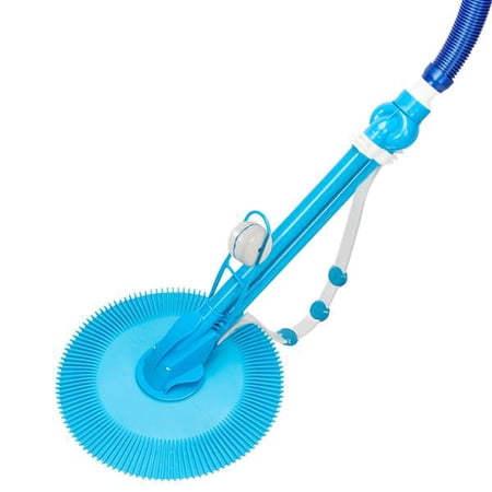 Auto Swimming Pool Cleaner with 10pcs Durable Hose Blue
