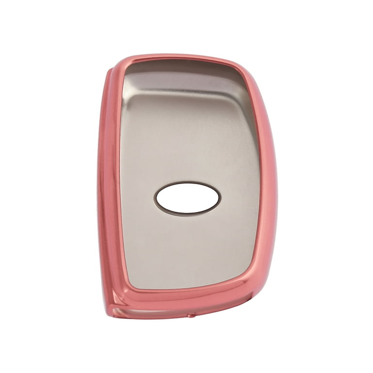Auto TPU Key Cover Holder for Hyundai Elantra Tucson Venue Accessories  Smart Key Fob Protector for 3 Button Key Pink 