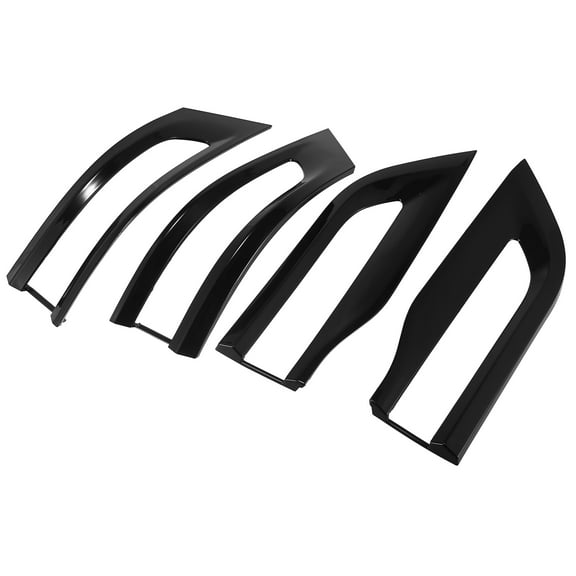 Auto Tail Light Lamp Cover Bezel Trim Kit Replacement for Jeep Grand Cherokee 2014-2020 Gloss Black 68219813AA