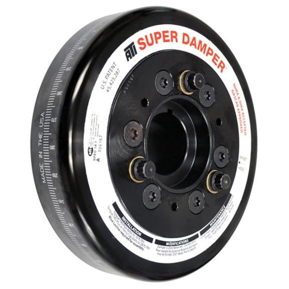 ATI Damper for 2009-2015 Cadillac CTS-V with LSA Engine, 7.48-inch Aluminum Lightweight, 6-Groove Pulley System
